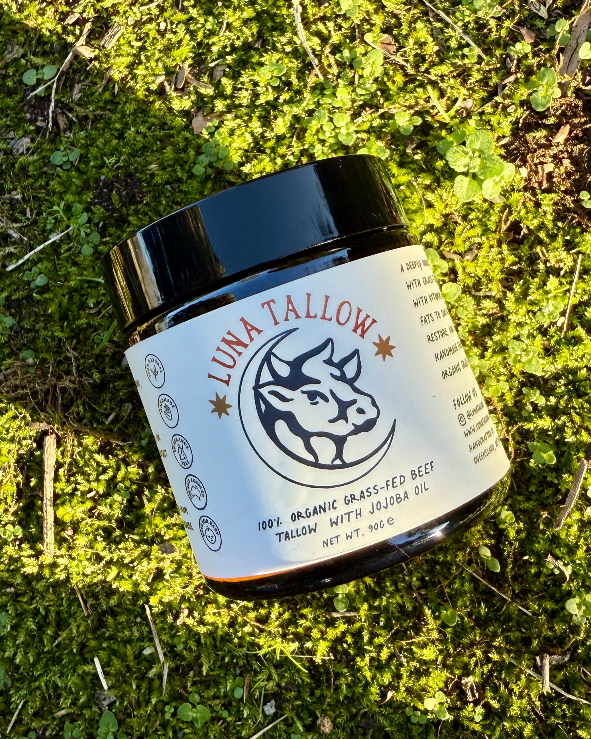 Organic Grass-fed Tallow Balm - 90g